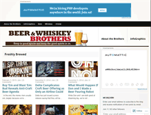 Tablet Screenshot of beerandwhiskeybros.com